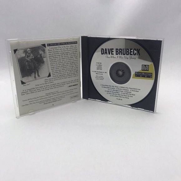 Once When I Was Very Young - Audio CD By Dave Brubeck - VERY GOOD